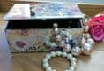 Floral Mirrored Jewellery Box