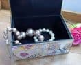 Floral Mirrored Jewellery Box