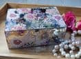 Floral Mirrored Jewellery Box