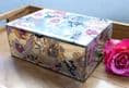Floral Mirrored Jewellery Box