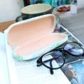 Green Marble  Hard Glasses Case