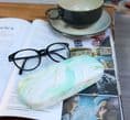 Green Marble  Hard Glasses Case