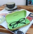 Green Velvet Oblong Spectacle Case