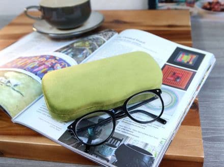 Green Velvet Oblong Spectacle Case
