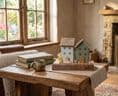 Greengage Cottages Wooden Ornament