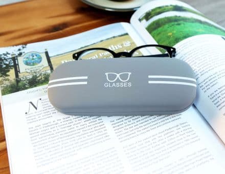 Grey Hard Glasses Case