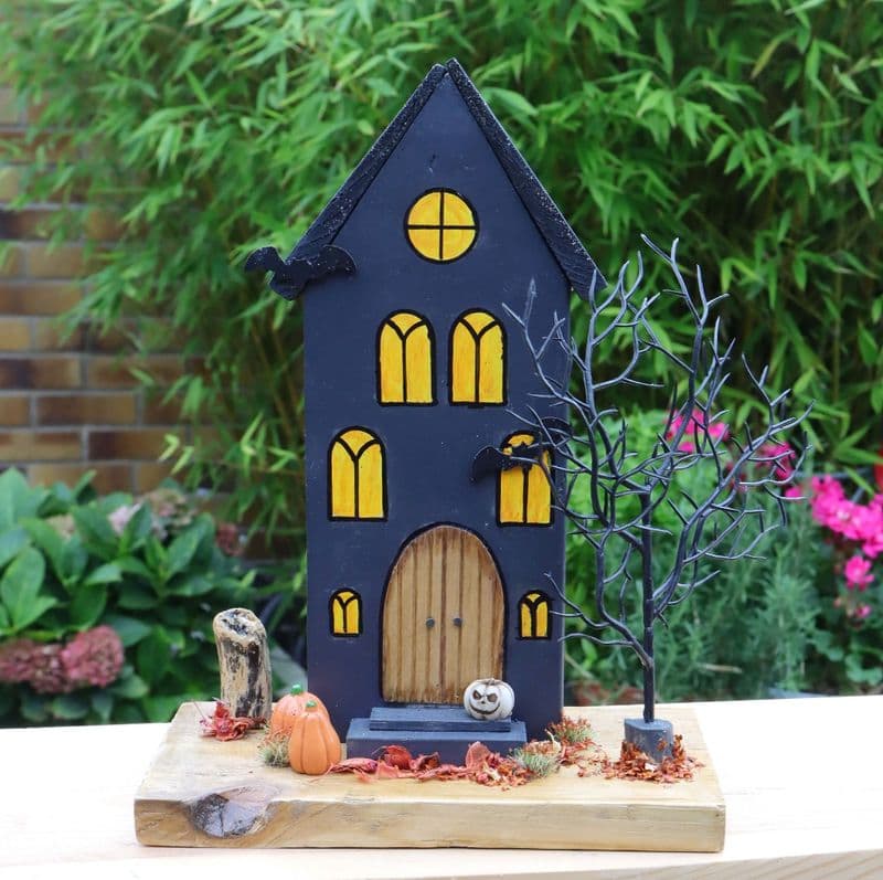 Hallows End House Halloween Ornament