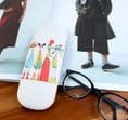 Hard Glasses Case with Fashion Girls Design