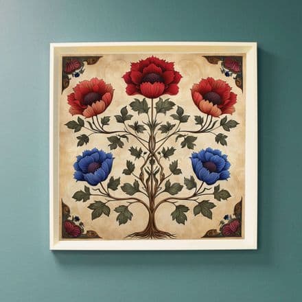 Heritage Bloom : Art Nouveau Inspired Print