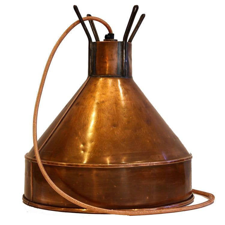 Industrial Copper Lamp