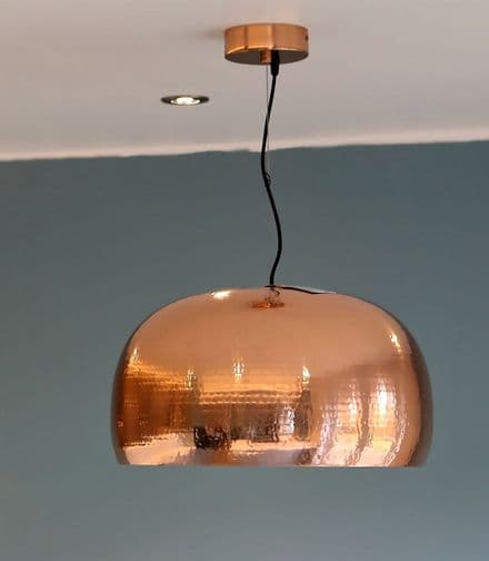 Large Copper Pendant Lamp