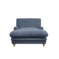Luxurious Plumpton Armchair in  Denim Blue