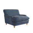 Luxurious Plumpton Armchair in  Denim Blue