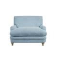 Luxurious Plumpton Armchair in Duck Egg Blue