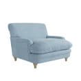 Luxurious Plumpton Armchair in Duck Egg Blue
