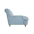 Luxurious Plumpton Armchair in Duck Egg Blue