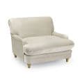 Luxurious Plumpton Armchair in Soft Beige