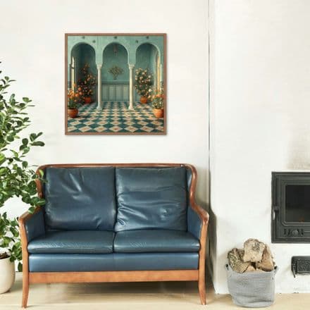 Marrakesh Courtyard Art print