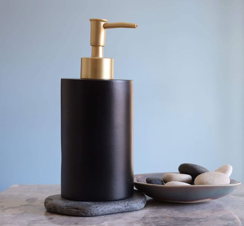 Matte Black Soap Dispenser