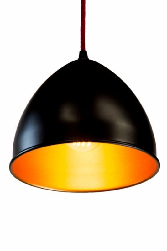 Metal Lamp shade in Black and Gold