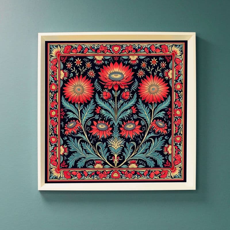 Midnight Garden : Art Nouveau Inspired Print