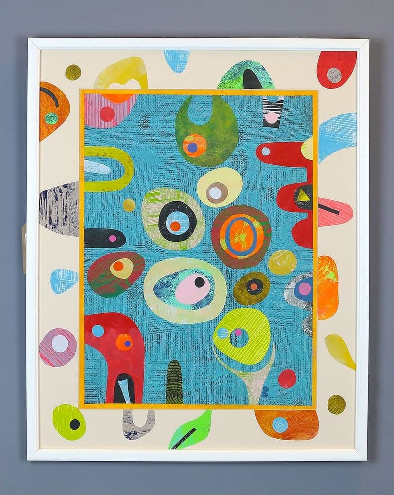 Mixed Media Collage ' Rip it Up'