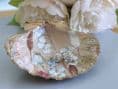 Natural Shell Jewellery Dish  with Dried Flower Design