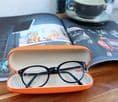 Orange Hard Glasses Case
