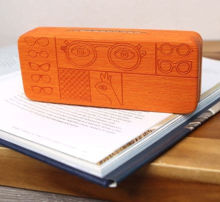Orange Oblong Spectacle Case