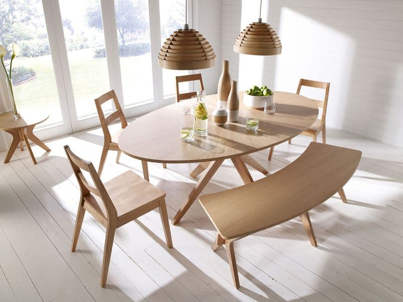Oval Oak Dining Table