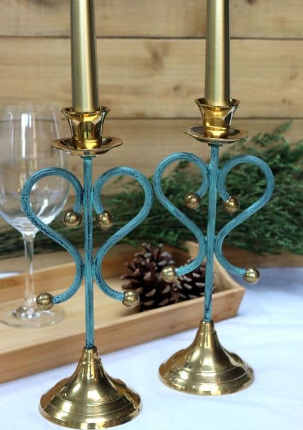 Pair of Brass Candlesticks