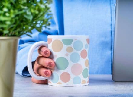 Pastel Circles Ceramic 11oz Mug