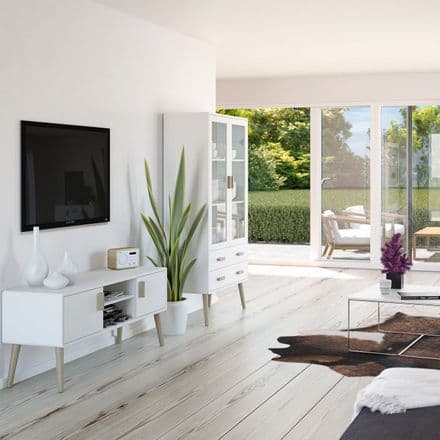 Pavona TV Unit in White