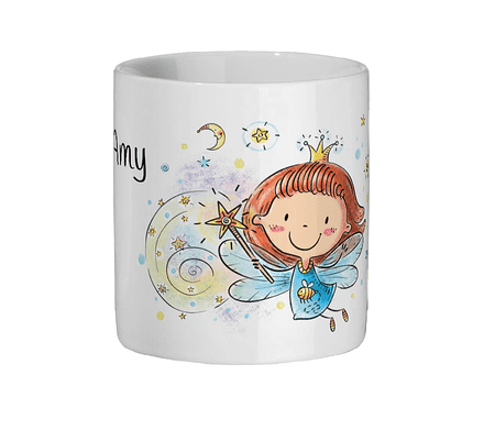 Personalised Ceramic Mug with Cute Fairy