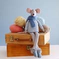 Plush Sitting Mouse George