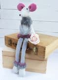 Plush Sitting Mouse Maisie