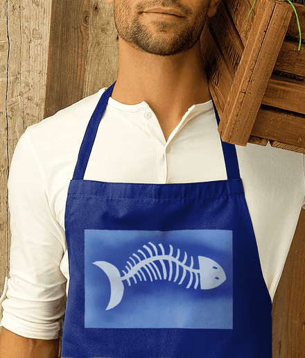 Premier Cotton Apron with Fish Design