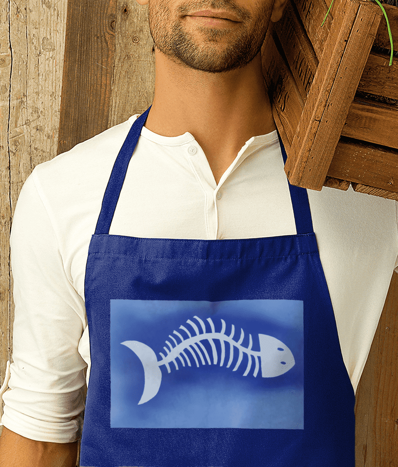 Premier Cotton Apron with Fish Design