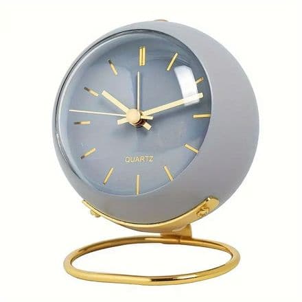 Quartz Alarm clock in blue