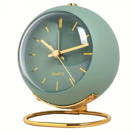 Quartz Alarm clock in green