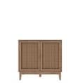 Rattan 2 Door Sideboard in Oak