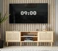 Rattan style 2 door TV Cabinet
