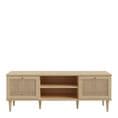 Rattan style 2 door TV Cabinet