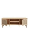Rattan style 2 door TV Cabinet