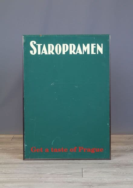 Refurbished Staropramen Chalkboard Sign