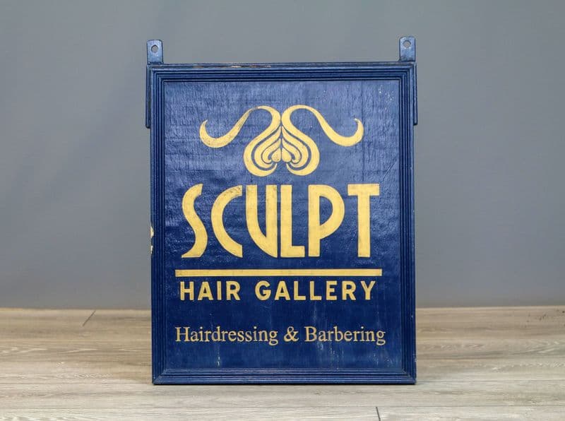 Refurbished Wooden Sculpt Sign