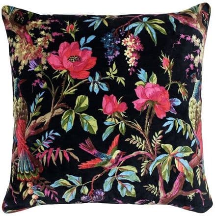 Riva Paoletti Paradise Cushion Cover Black