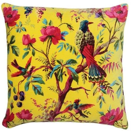 Riva Paoletti Paradise Cushion Cover Yellow Gold
