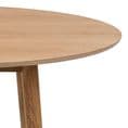 Round Dining Table and Four Chairs in Oak