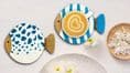 Set of 4 Wooden Fish Shaped Coasters